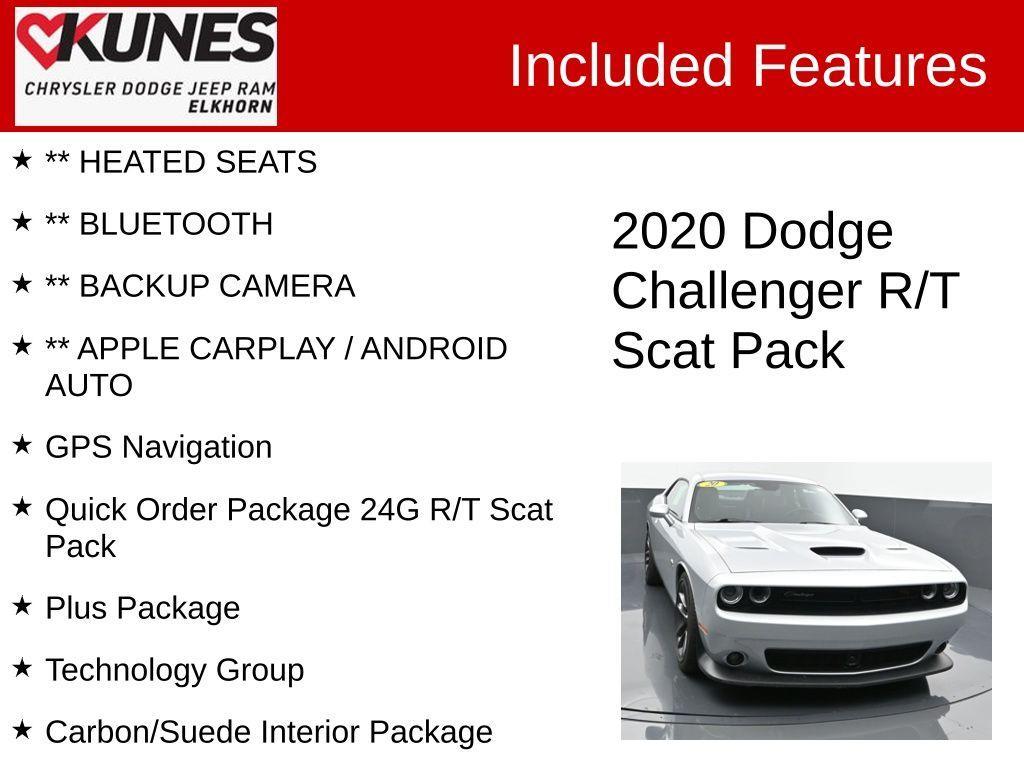 used 2020 Dodge Challenger car, priced at $34,587