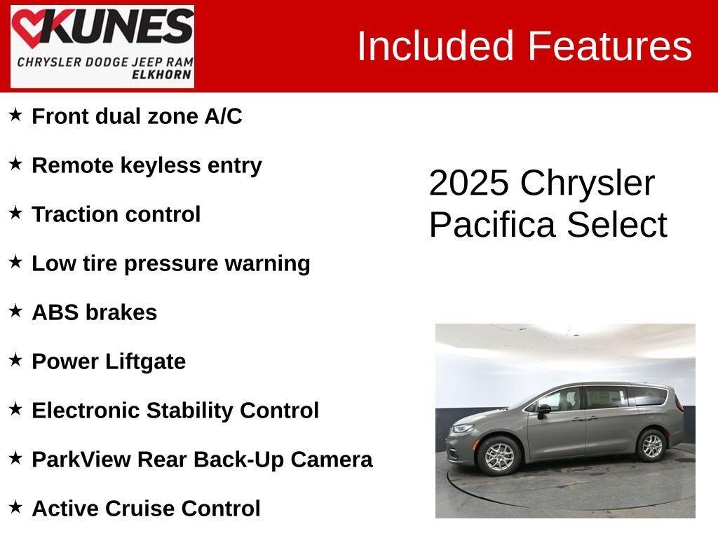 new 2025 Chrysler Pacifica car, priced at $38,205