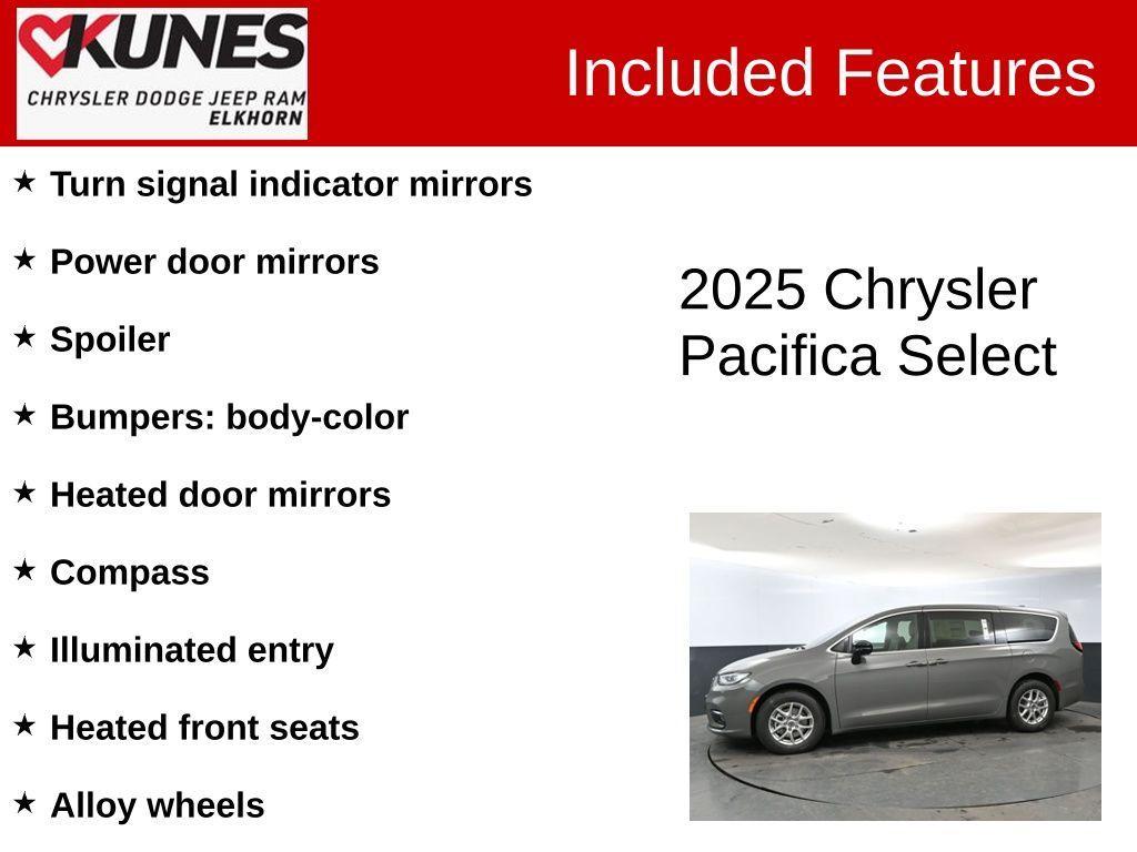 new 2025 Chrysler Pacifica car, priced at $38,205