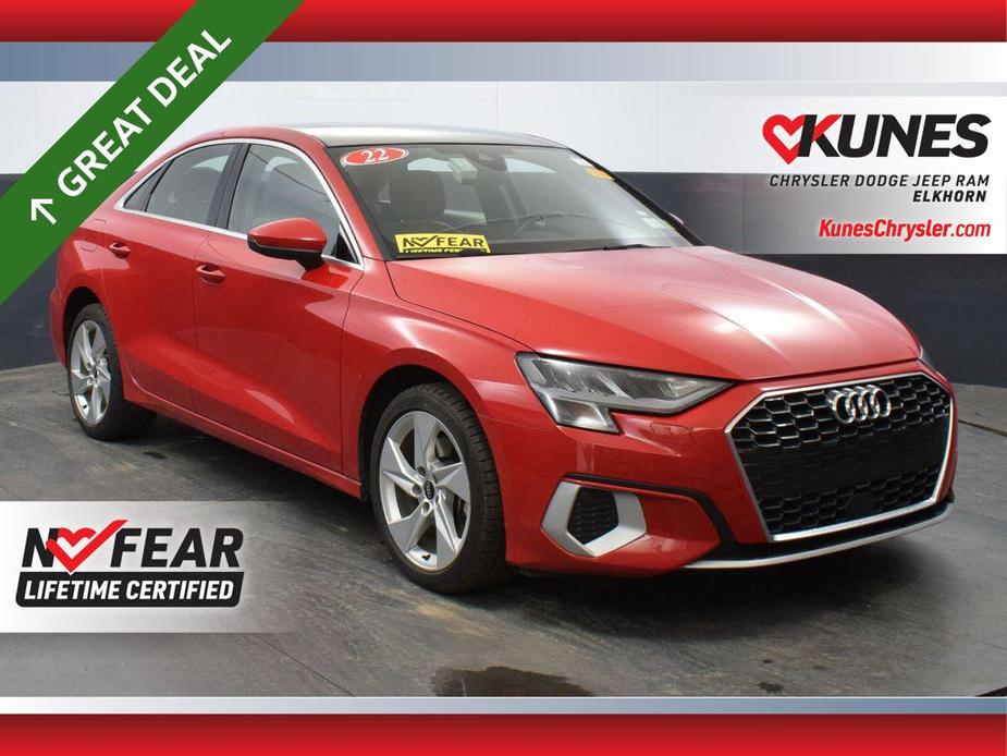 used 2022 Audi A3 car, priced at $23,993