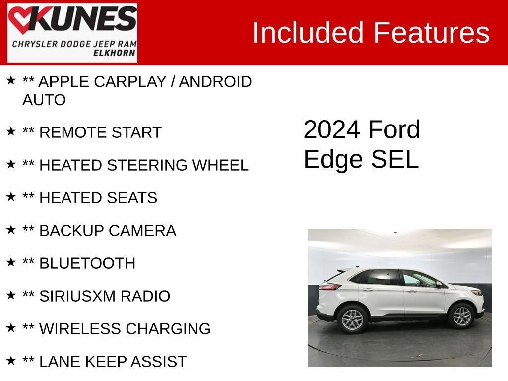 used 2024 Ford Edge car, priced at $26,123