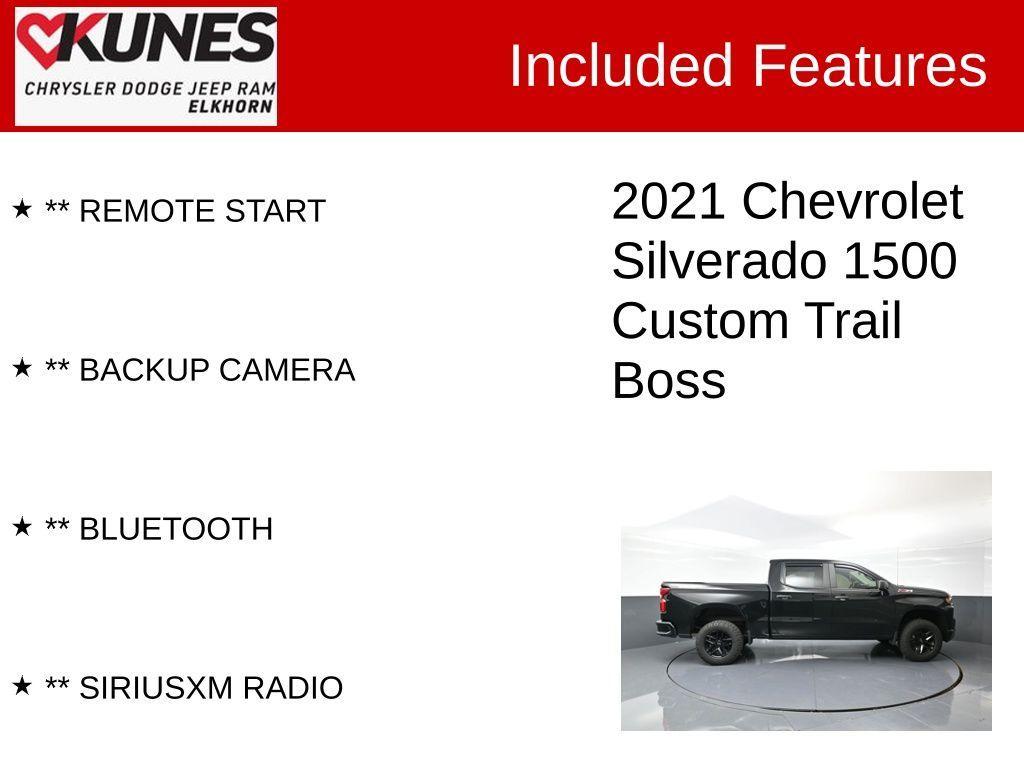 used 2021 Chevrolet Silverado 1500 car, priced at $38,474