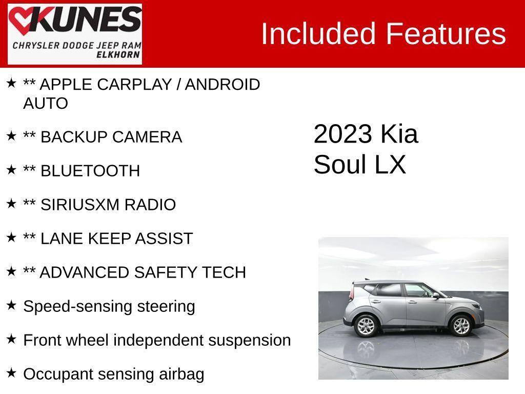 used 2023 Kia Soul car, priced at $15,350