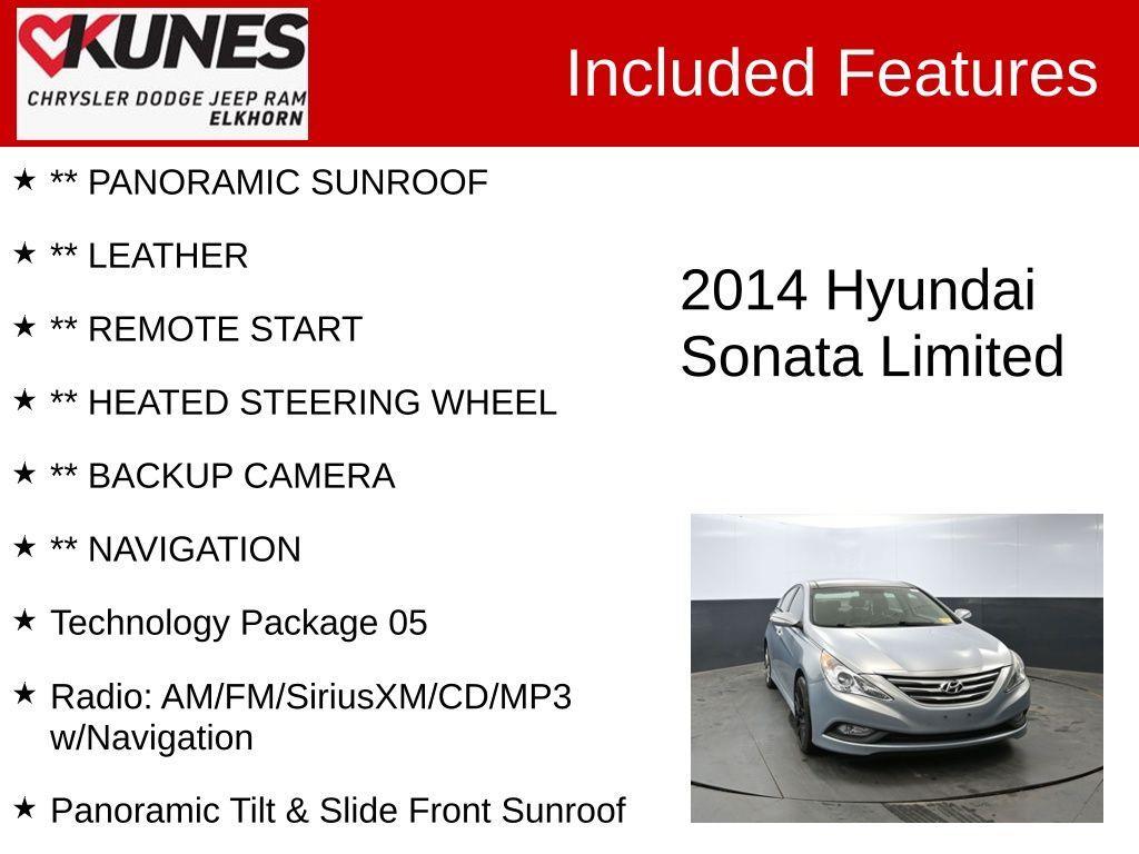 used 2014 Hyundai Sonata car, priced at $10,110