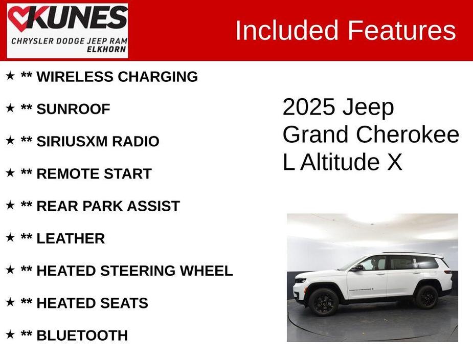 new 2025 Jeep Grand Cherokee L car, priced at $43,566