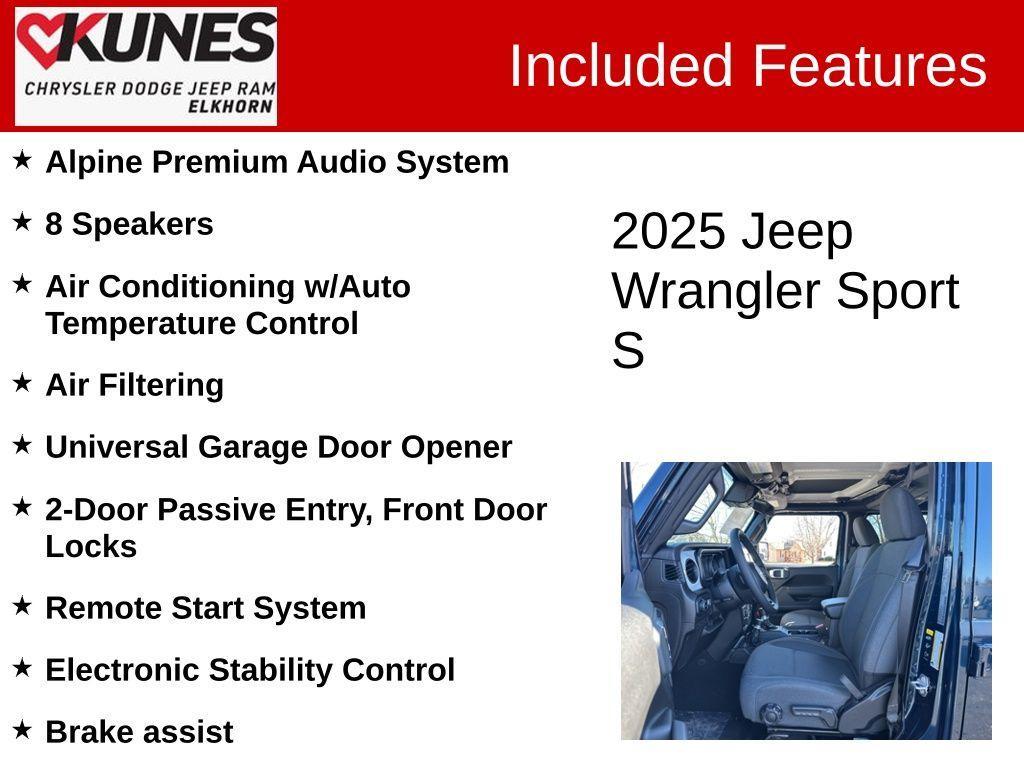 new 2025 Jeep Wrangler car, priced at $53,147