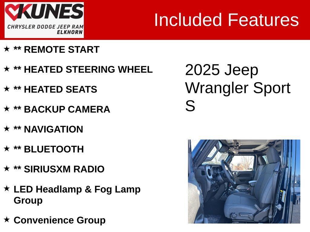 new 2025 Jeep Wrangler car, priced at $53,147