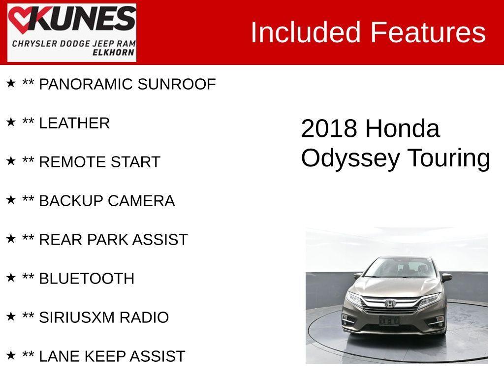 used 2018 Honda Odyssey car, priced at $21,774