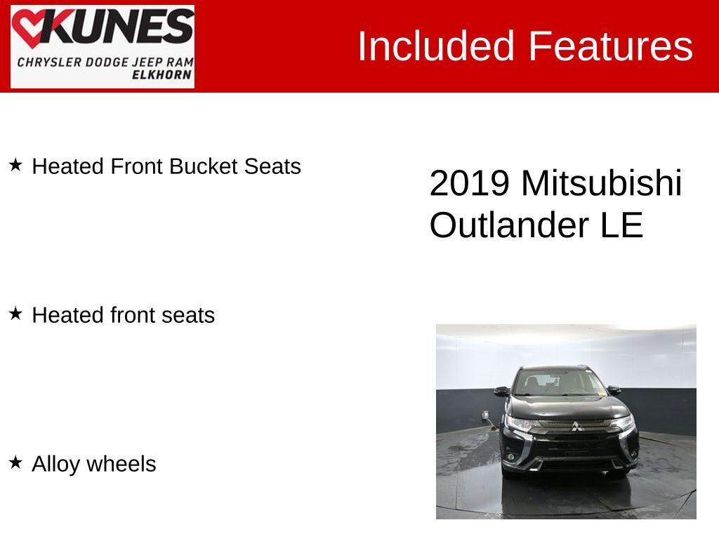 used 2019 Mitsubishi Outlander car, priced at $5,995