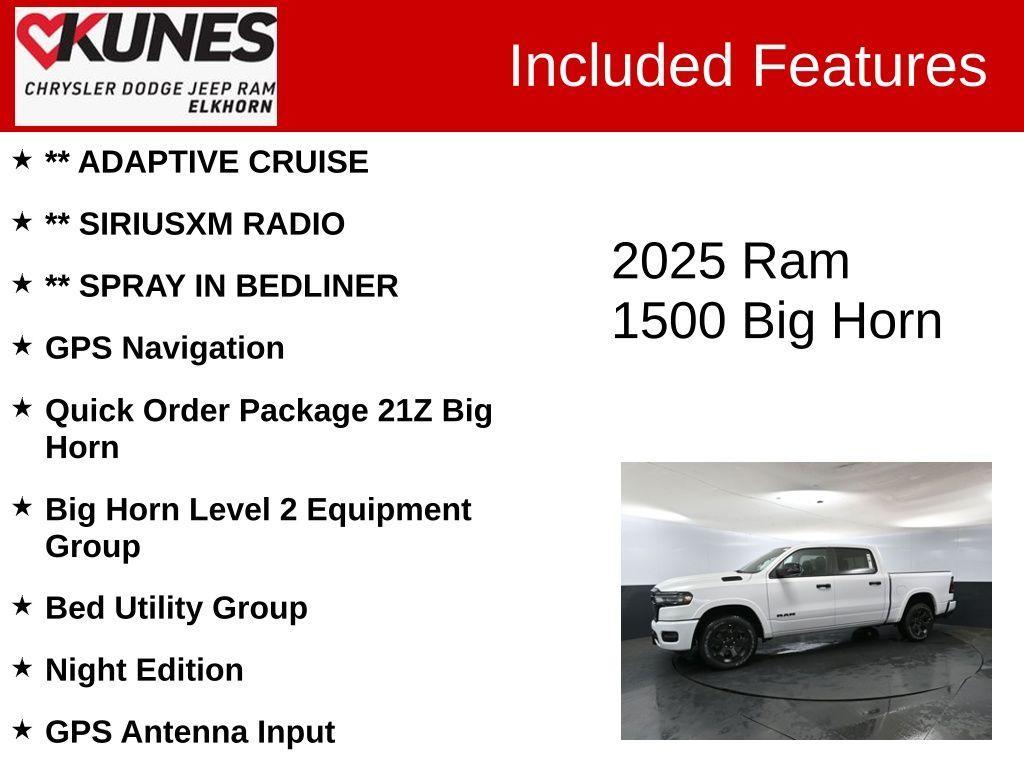 new 2025 Ram 1500 car, priced at $54,403