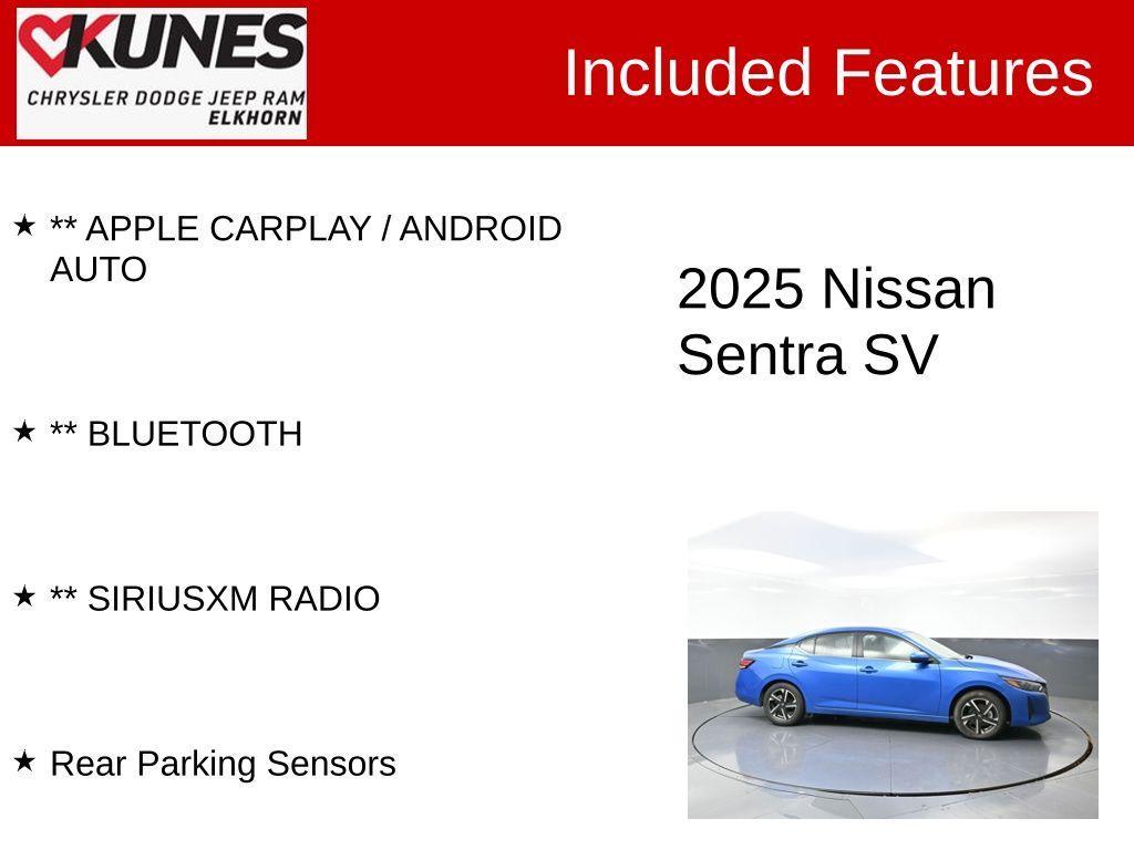 used 2025 Nissan Sentra car, priced at $19,210