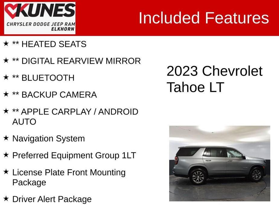 used 2023 Chevrolet Tahoe car, priced at $45,791