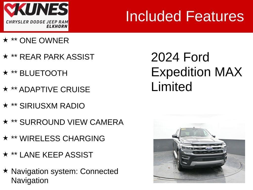 used 2024 Ford Expedition Max car, priced at $65,032