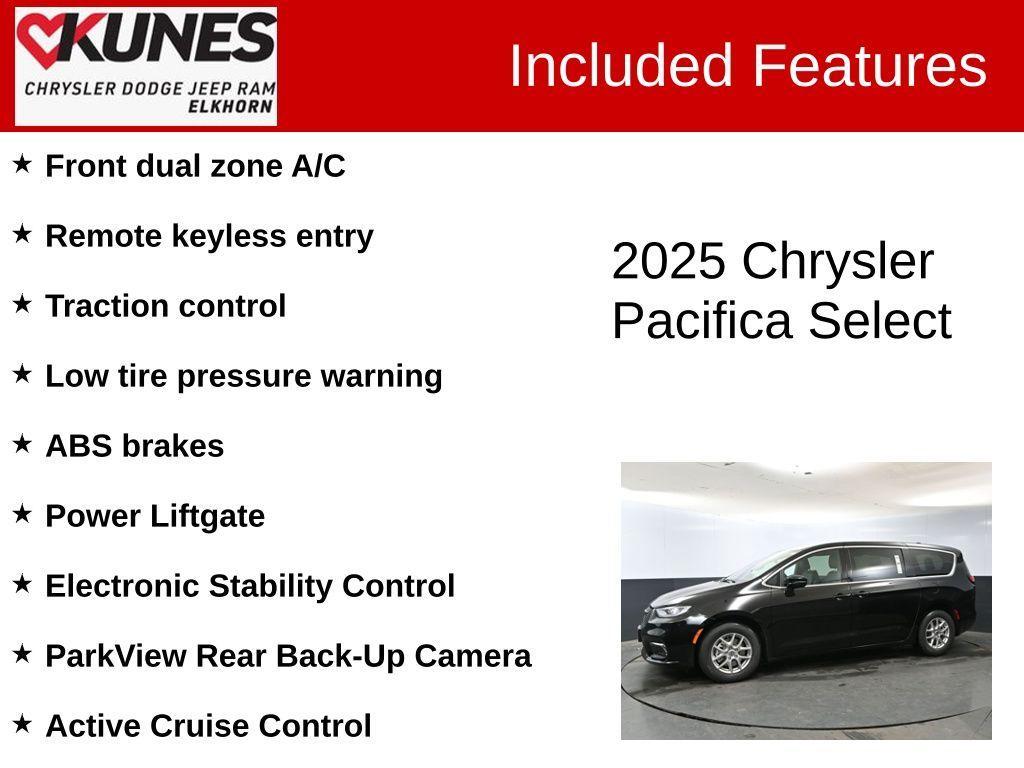 new 2025 Chrysler Pacifica car, priced at $37,774