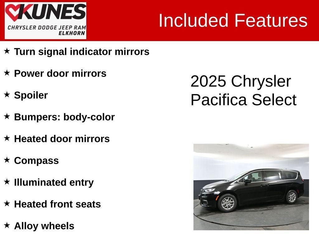 new 2025 Chrysler Pacifica car, priced at $37,774