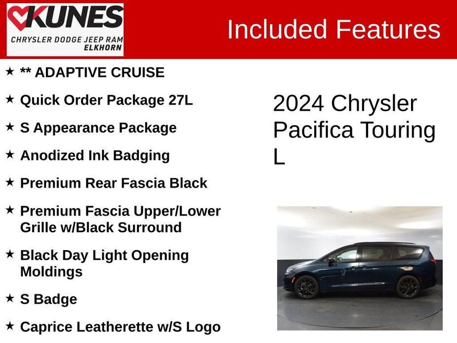 new 2024 Chrysler Pacifica car, priced at $38,549