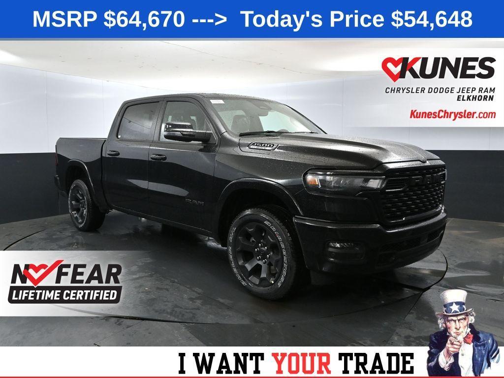 new 2025 Ram 1500 car, priced at $54,648