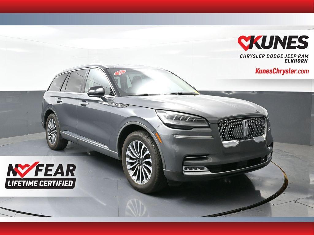 used 2021 Lincoln Aviator car, priced at $35,401