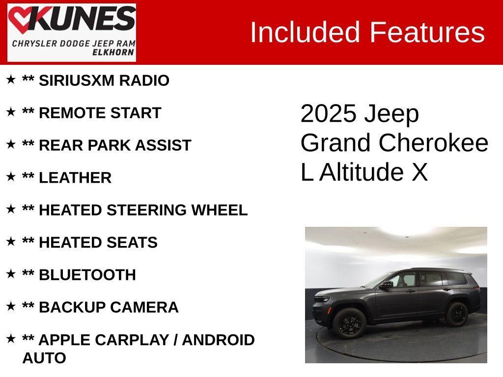 new 2025 Jeep Grand Cherokee L car, priced at $42,584