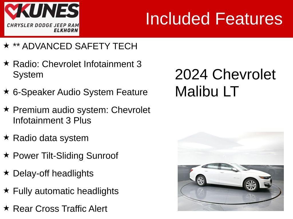 used 2024 Chevrolet Malibu car, priced at $20,746