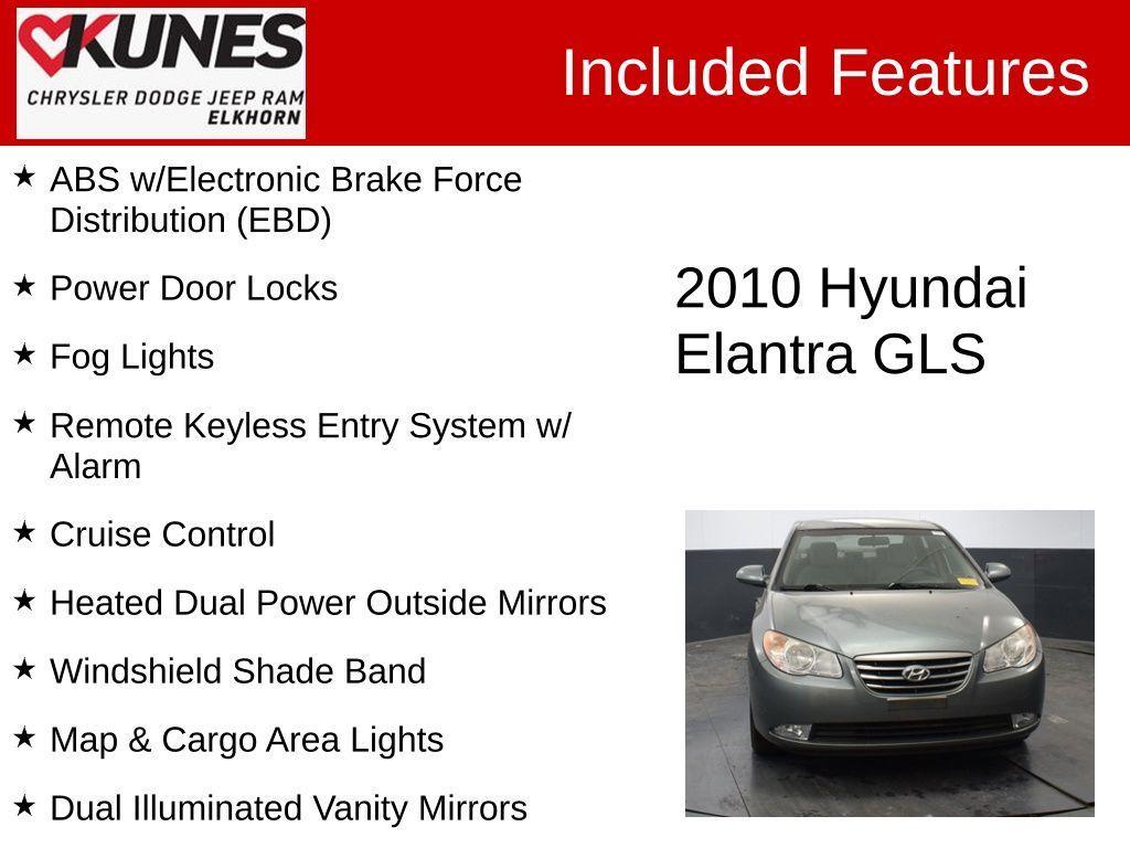 used 2010 Hyundai Elantra car, priced at $6,650