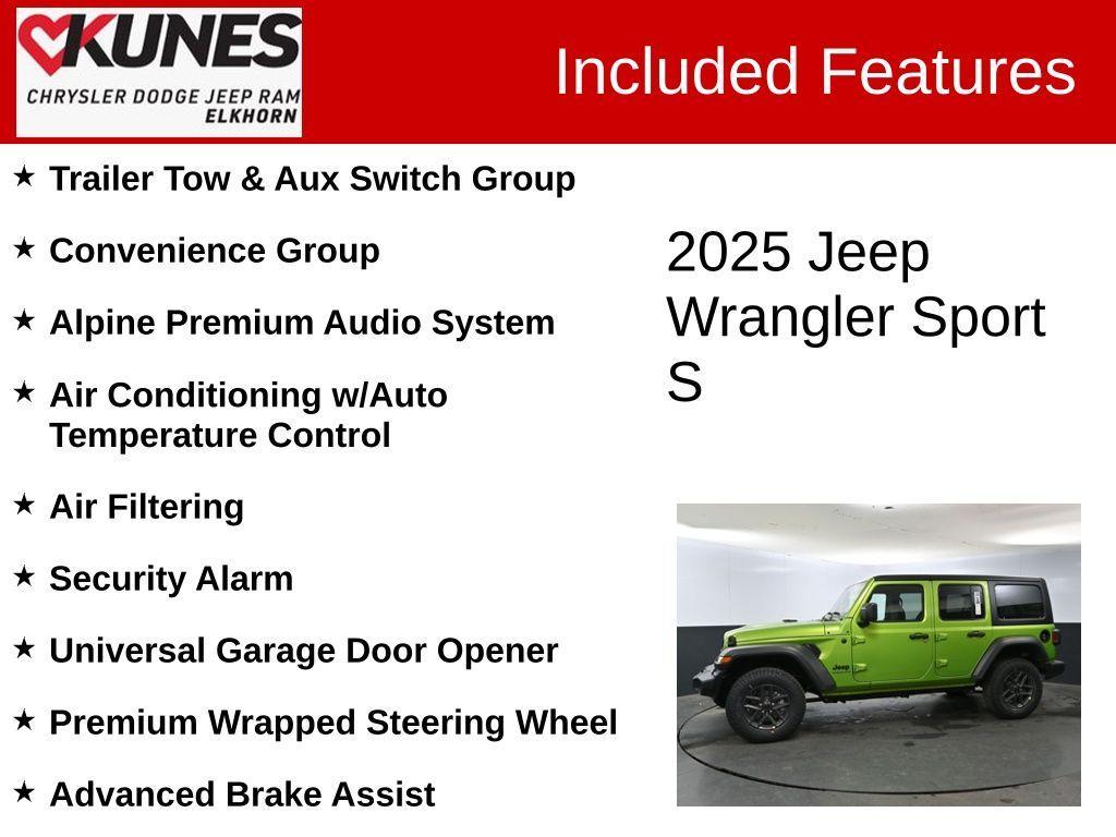 new 2025 Jeep Wrangler car, priced at $46,021