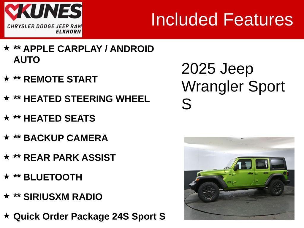 new 2025 Jeep Wrangler car, priced at $46,496