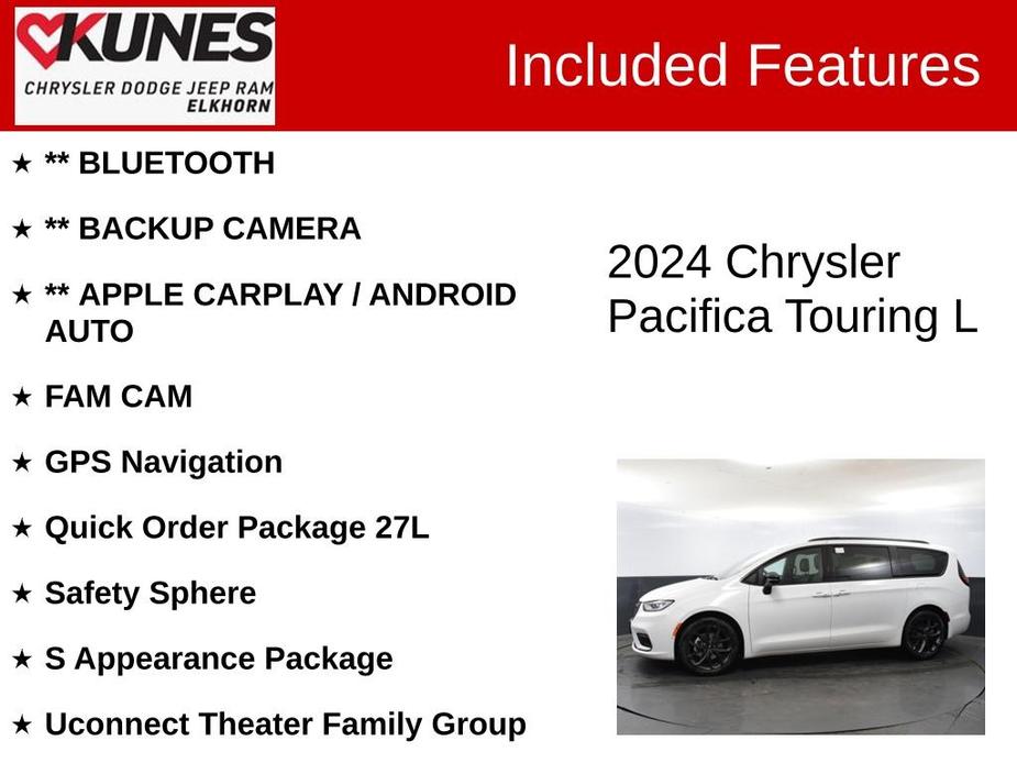 new 2024 Chrysler Pacifica car, priced at $47,768
