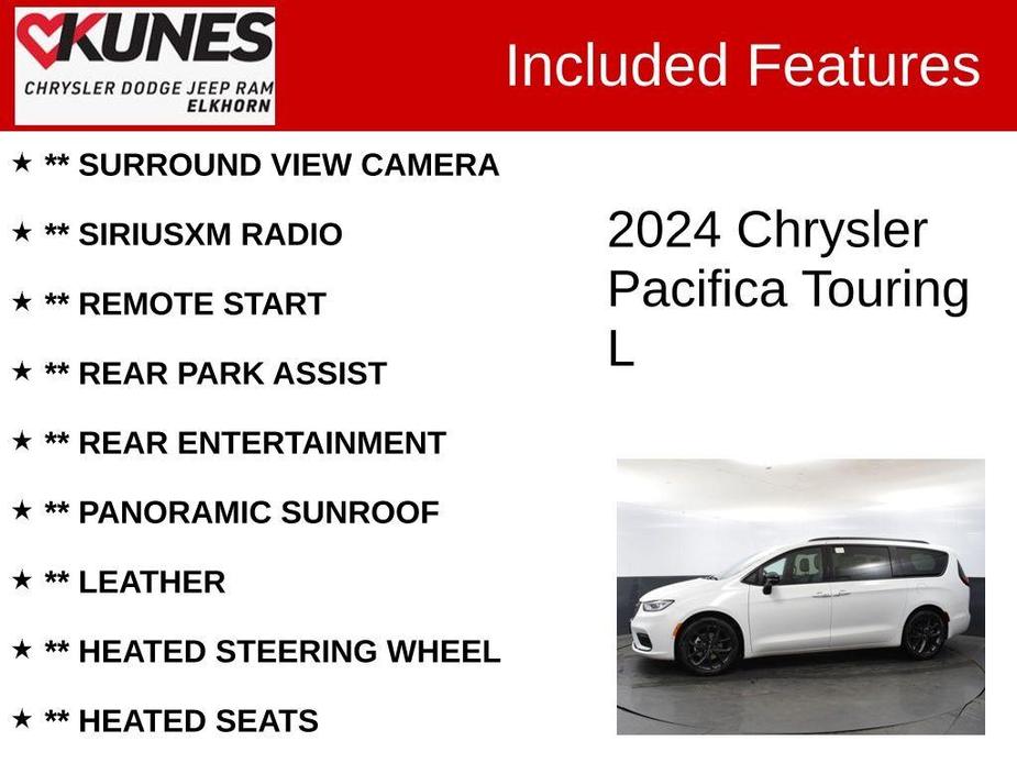 new 2024 Chrysler Pacifica car, priced at $43,518