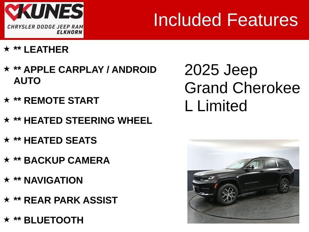 new 2025 Jeep Grand Cherokee L car, priced at $42,856