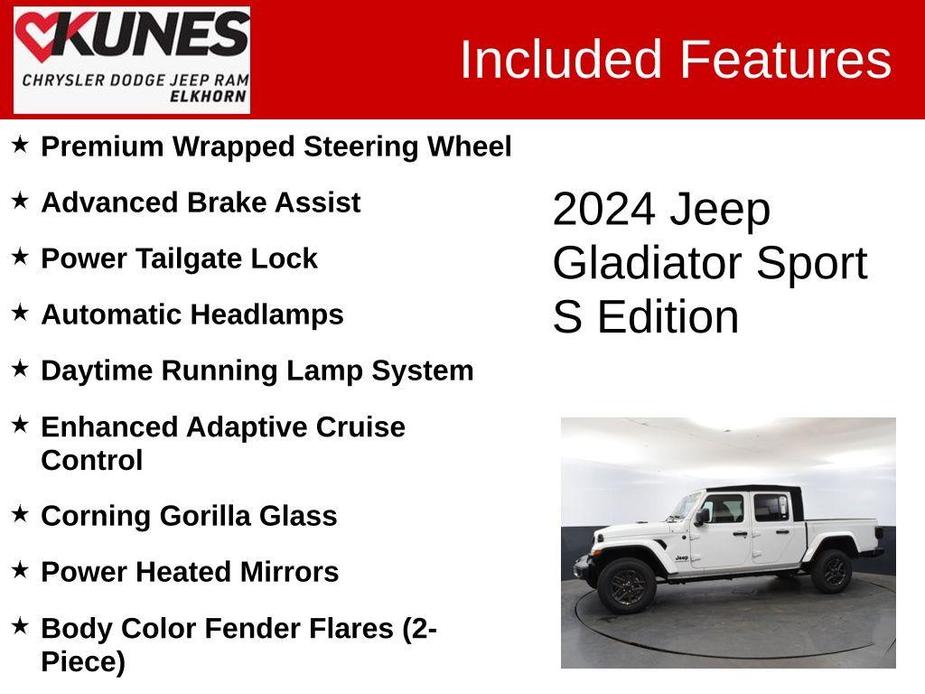 new 2024 Jeep Gladiator car, priced at $36,474