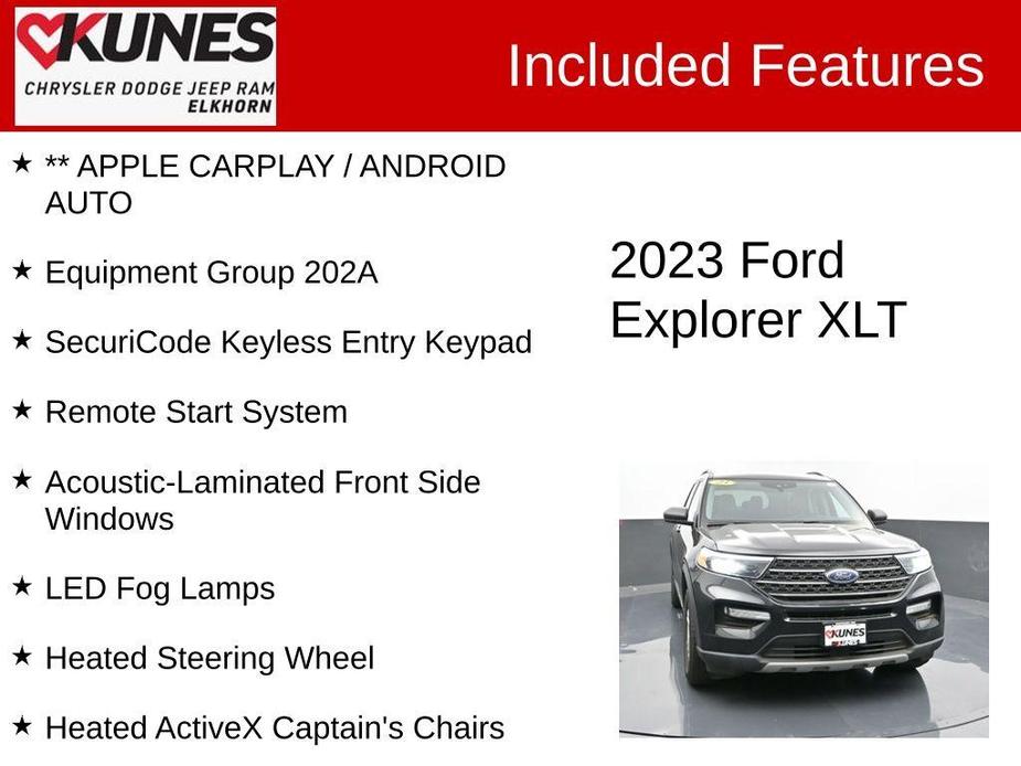 used 2023 Ford Explorer car, priced at $30,237