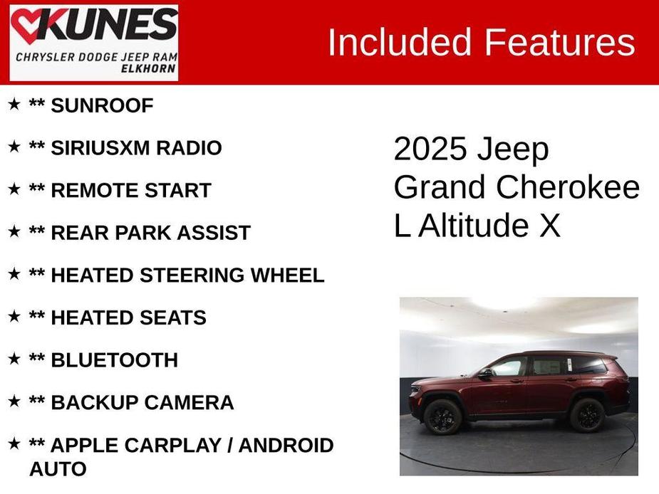 new 2025 Jeep Grand Cherokee L car, priced at $44,084