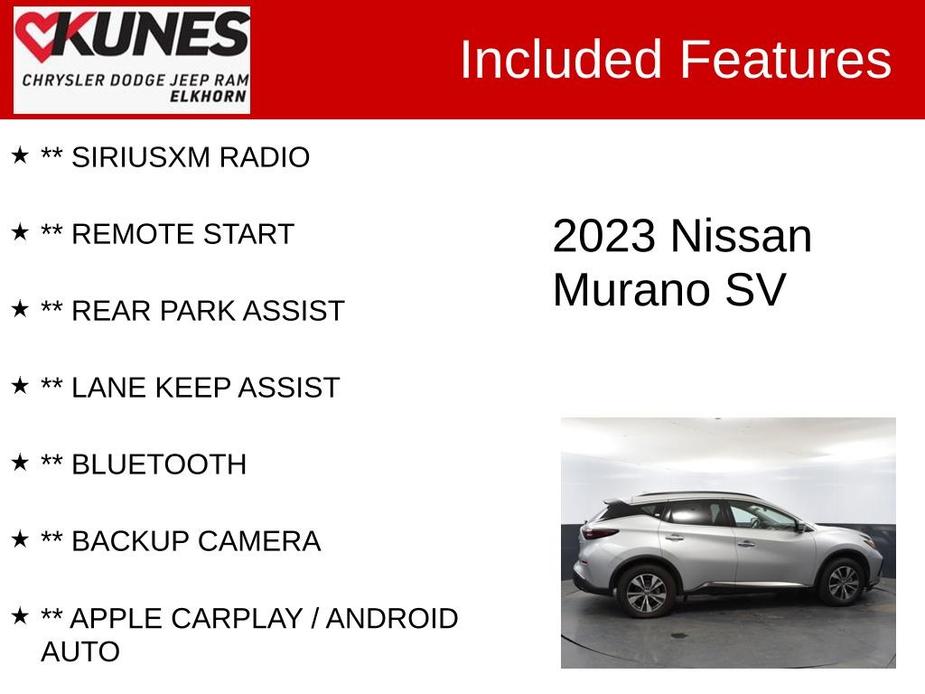 used 2023 Nissan Murano car, priced at $29,041