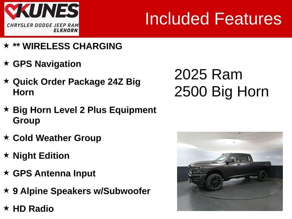 new 2025 Ram 2500 car, priced at $76,365