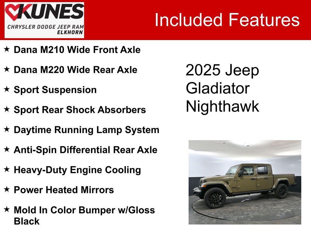 new 2025 Jeep Gladiator car, priced at $40,606