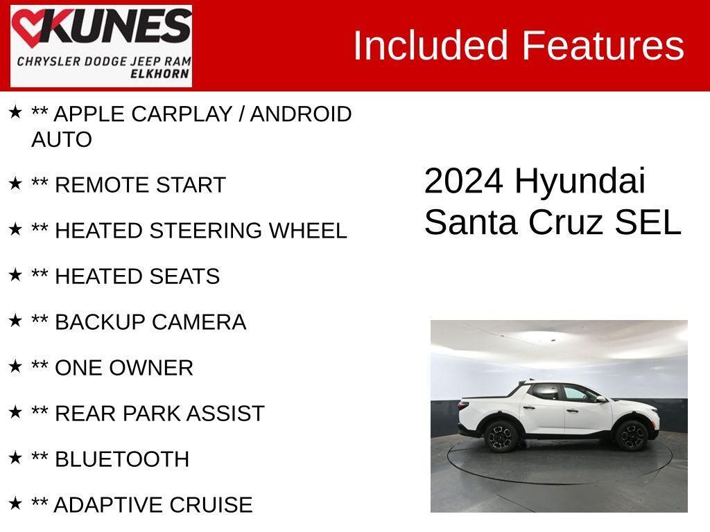 used 2024 Hyundai SANTA CRUZ car, priced at $26,661