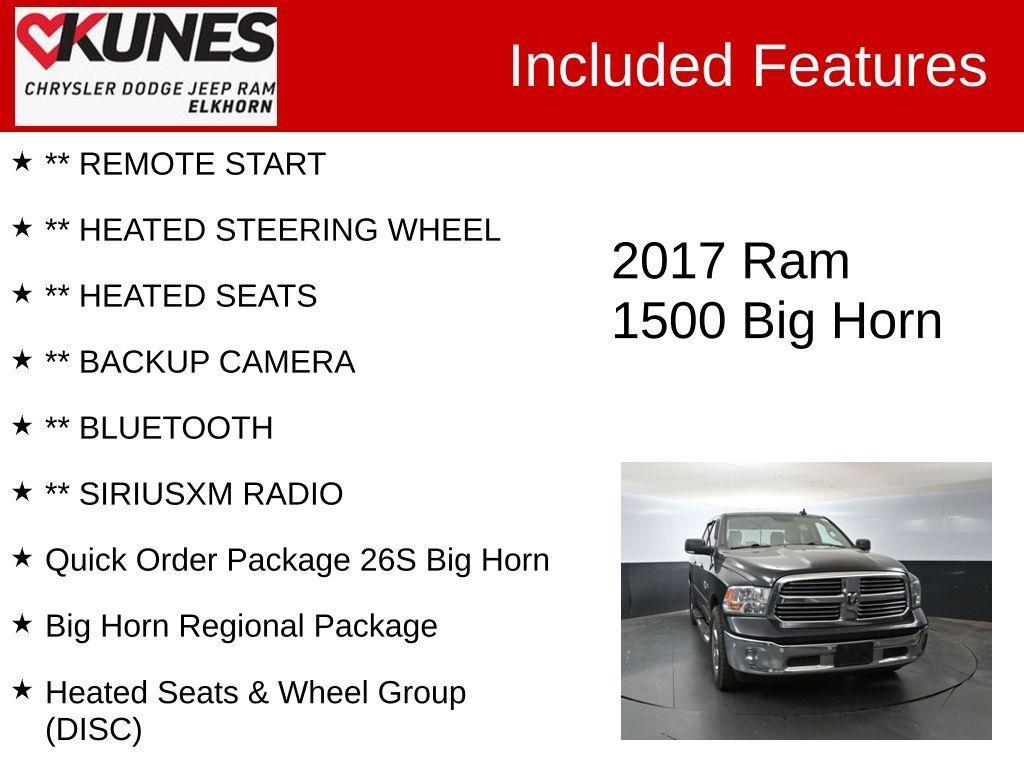 used 2017 Ram 1500 car, priced at $16,871