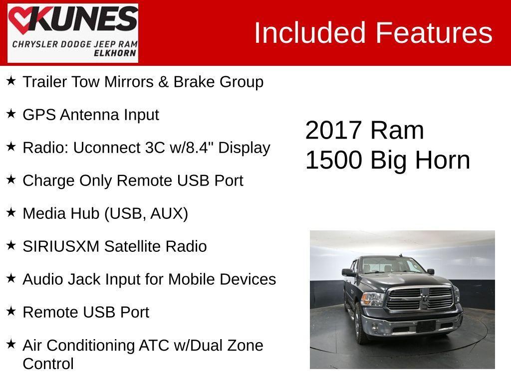 used 2017 Ram 1500 car, priced at $16,871