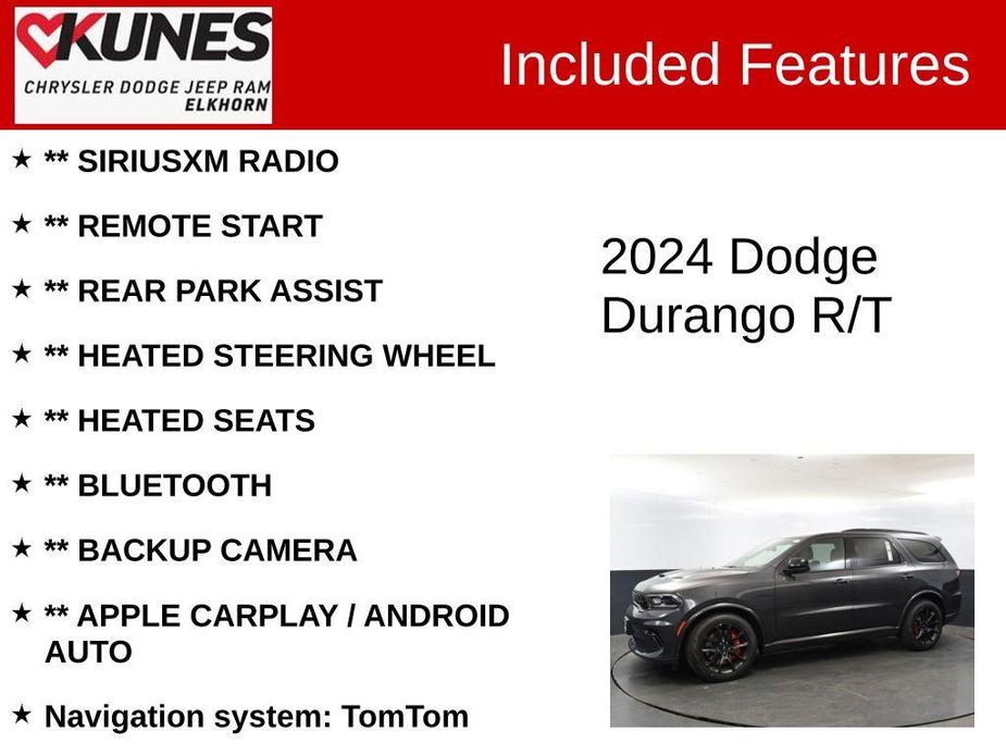 new 2024 Dodge Durango car, priced at $55,036