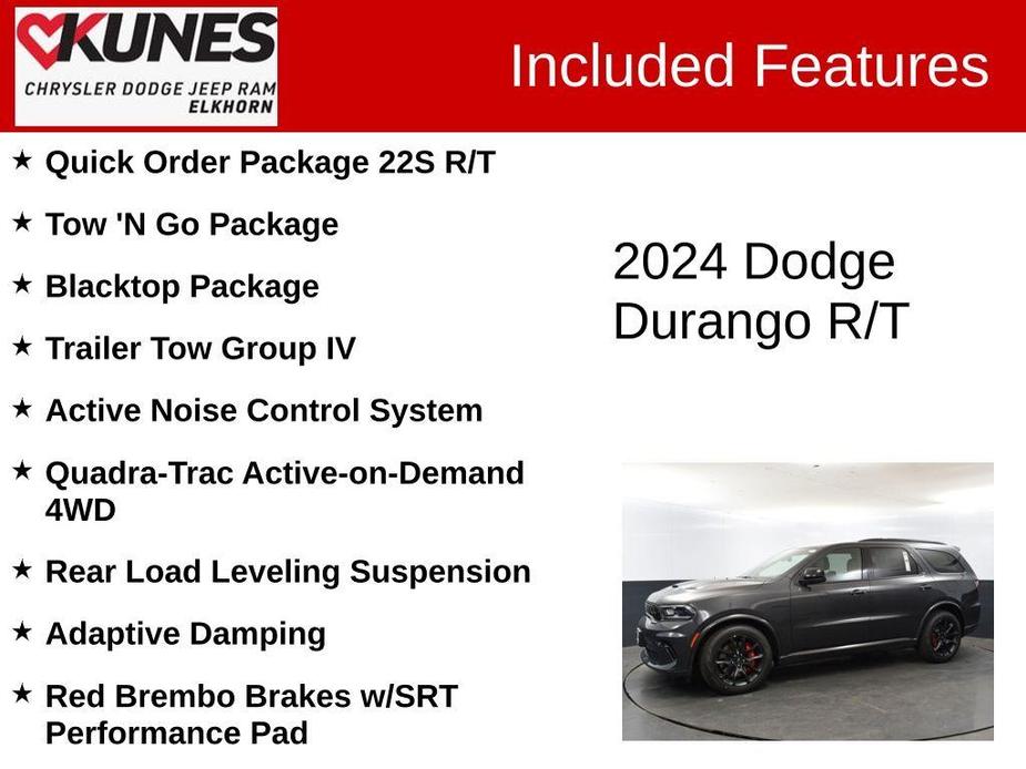 new 2024 Dodge Durango car, priced at $55,036