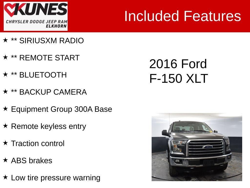 used 2016 Ford F-150 car, priced at $19,227