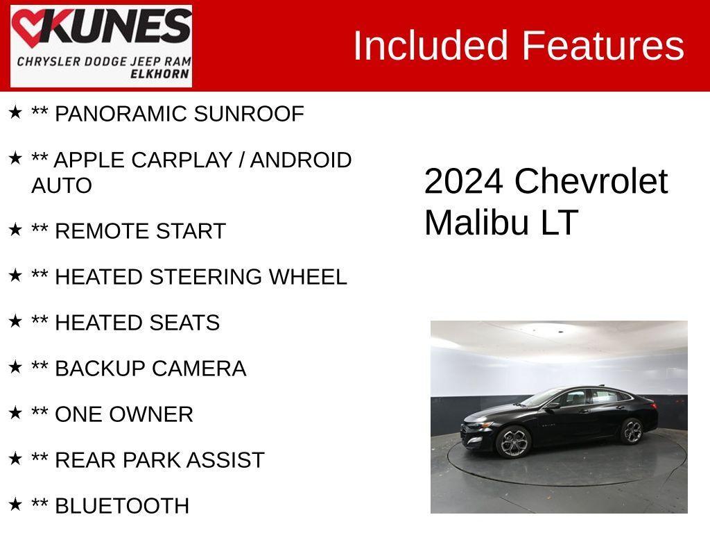 used 2024 Chevrolet Malibu car, priced at $21,747