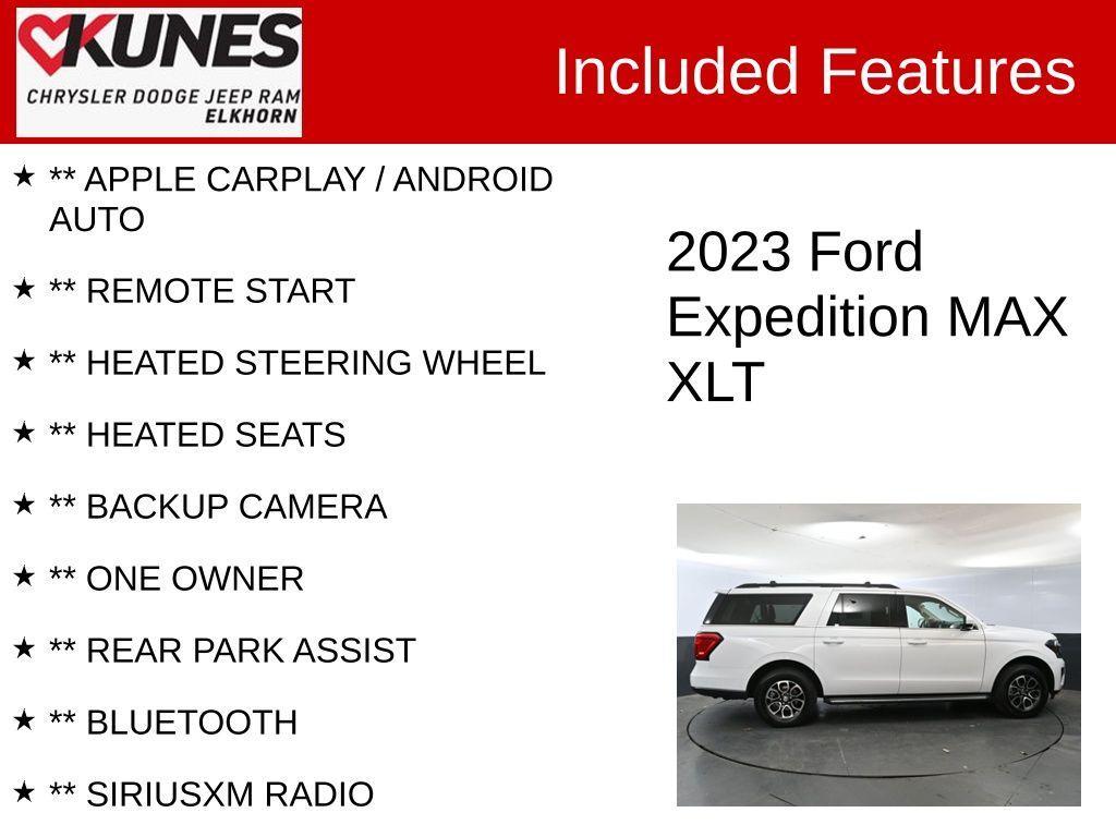 used 2023 Ford Expedition Max car, priced at $47,052