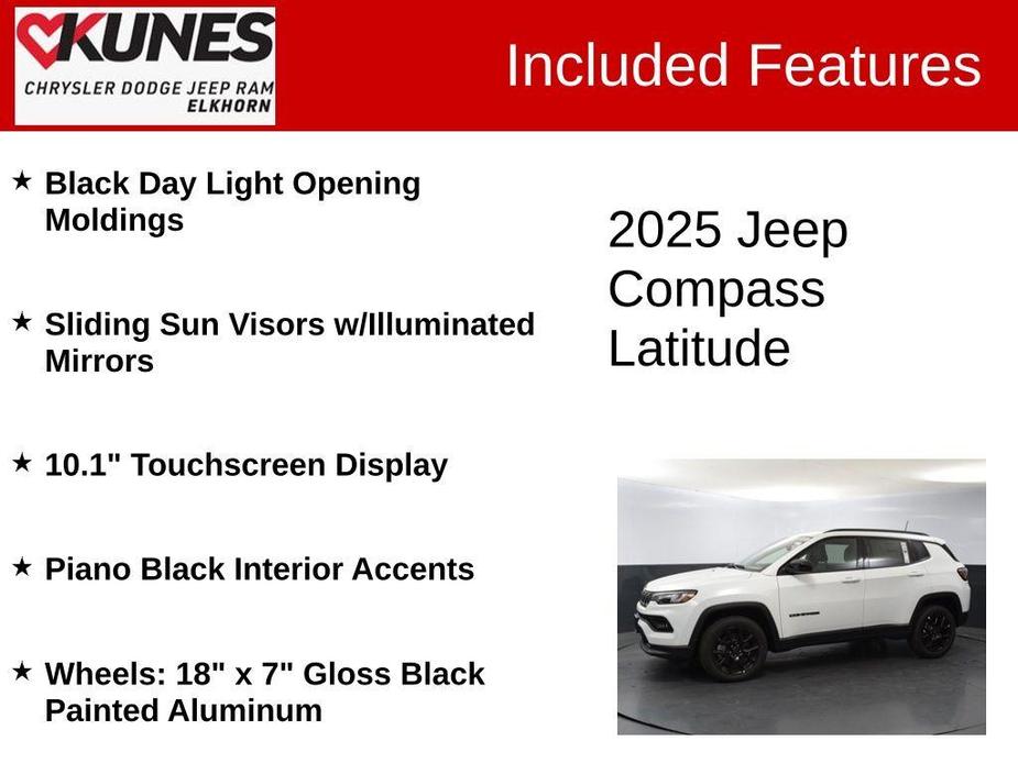 new 2025 Jeep Compass car, priced at $25,295