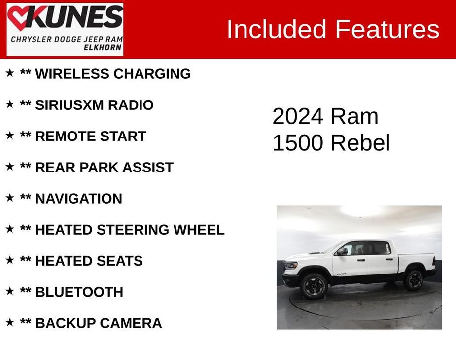 new 2024 Ram 1500 car, priced at $61,270