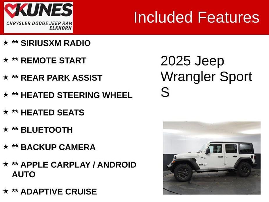 new 2025 Jeep Wrangler car, priced at $44,674