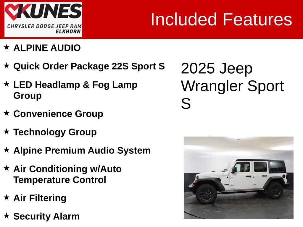 new 2025 Jeep Wrangler car, priced at $44,674