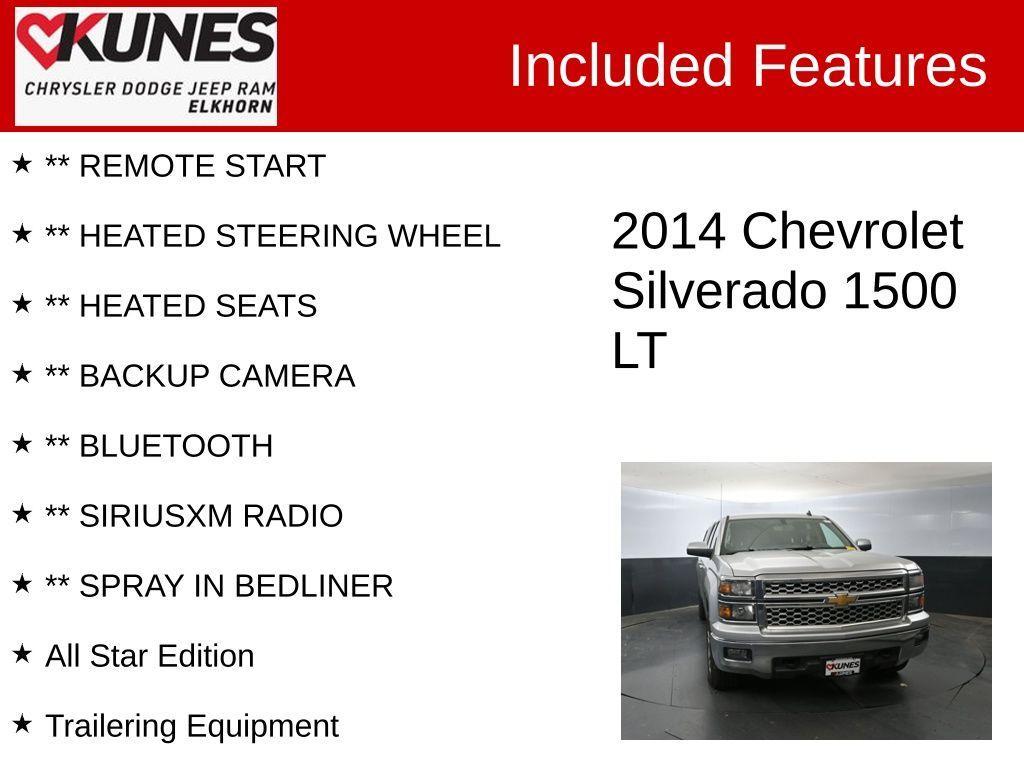 used 2014 Chevrolet Silverado 1500 car, priced at $12,055