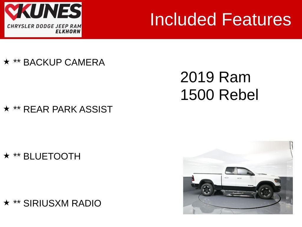 used 2019 Ram 1500 car, priced at $27,348